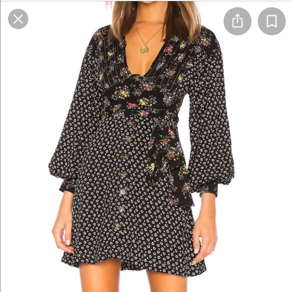 Wonderland Print Dress